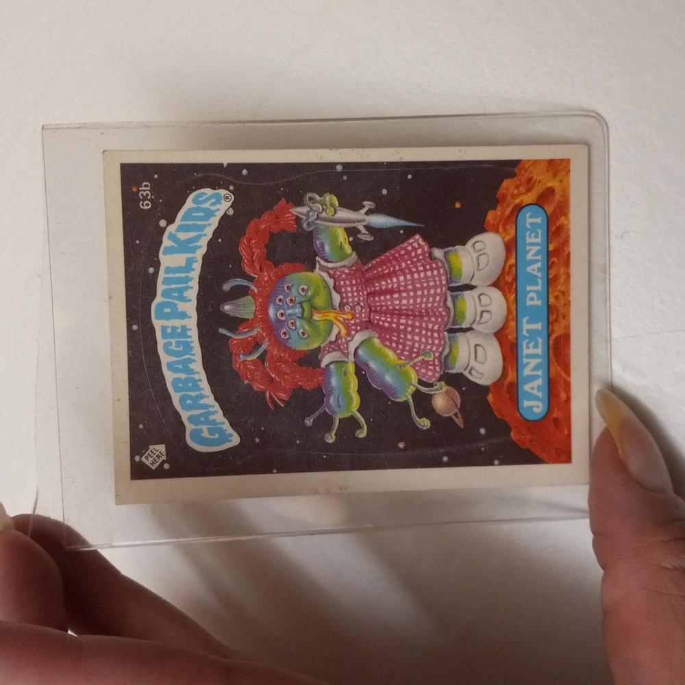1985 garbage pail kids Janet planet